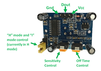 HC-SR501 pinout